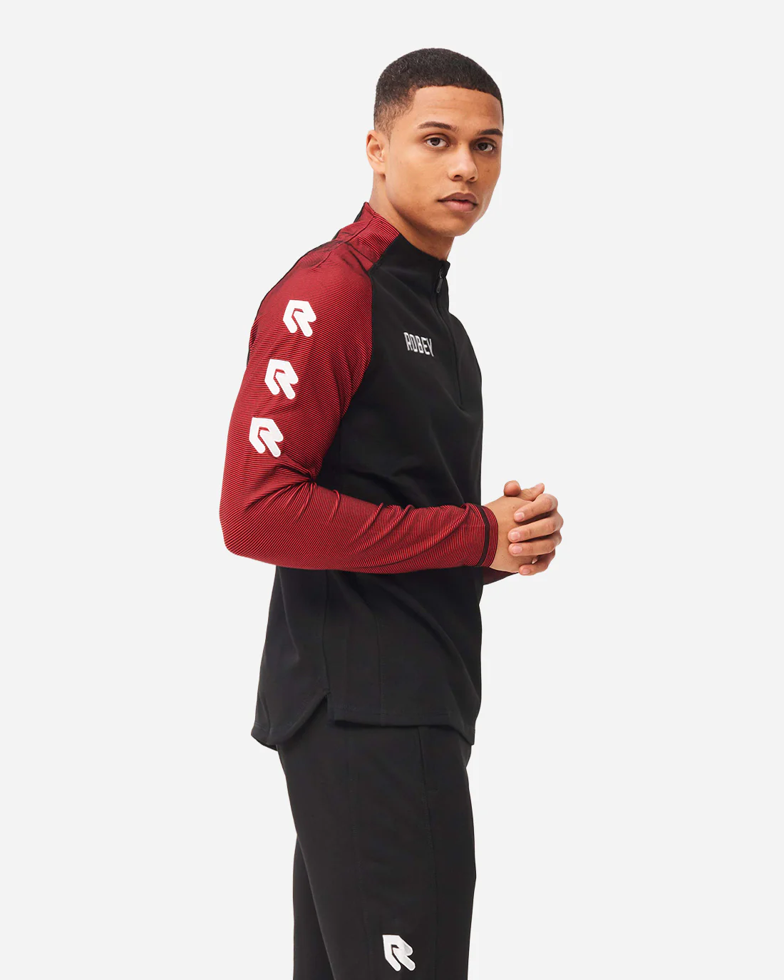 Performance Tracksuit Black/Red - Image 3