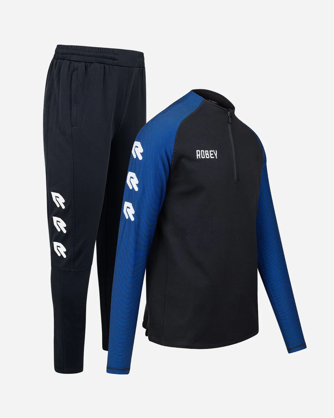 Performance Tracksuit Black/Royal Blue - Image 6
