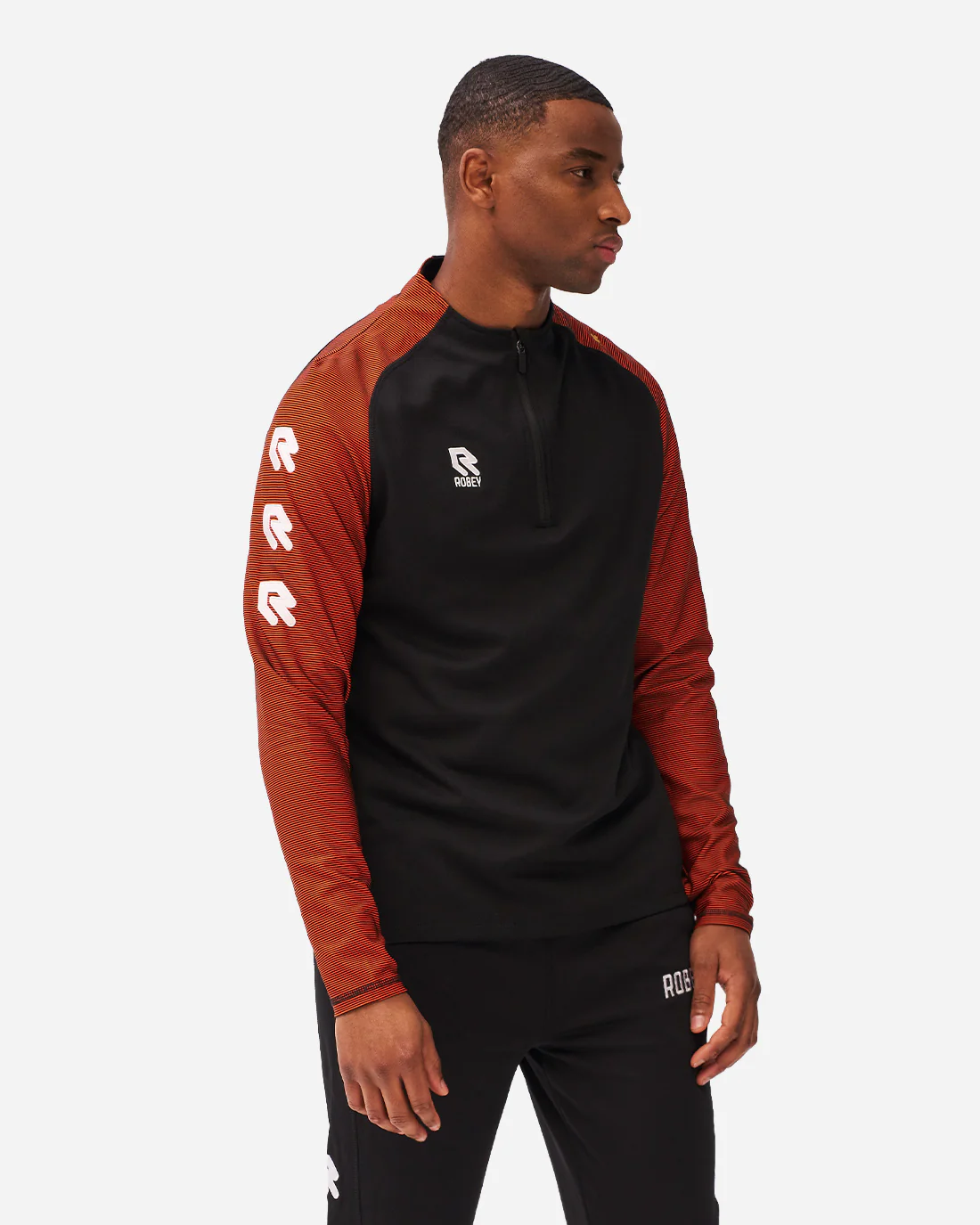 Performance Tracksuit Black/Orange - Image 4