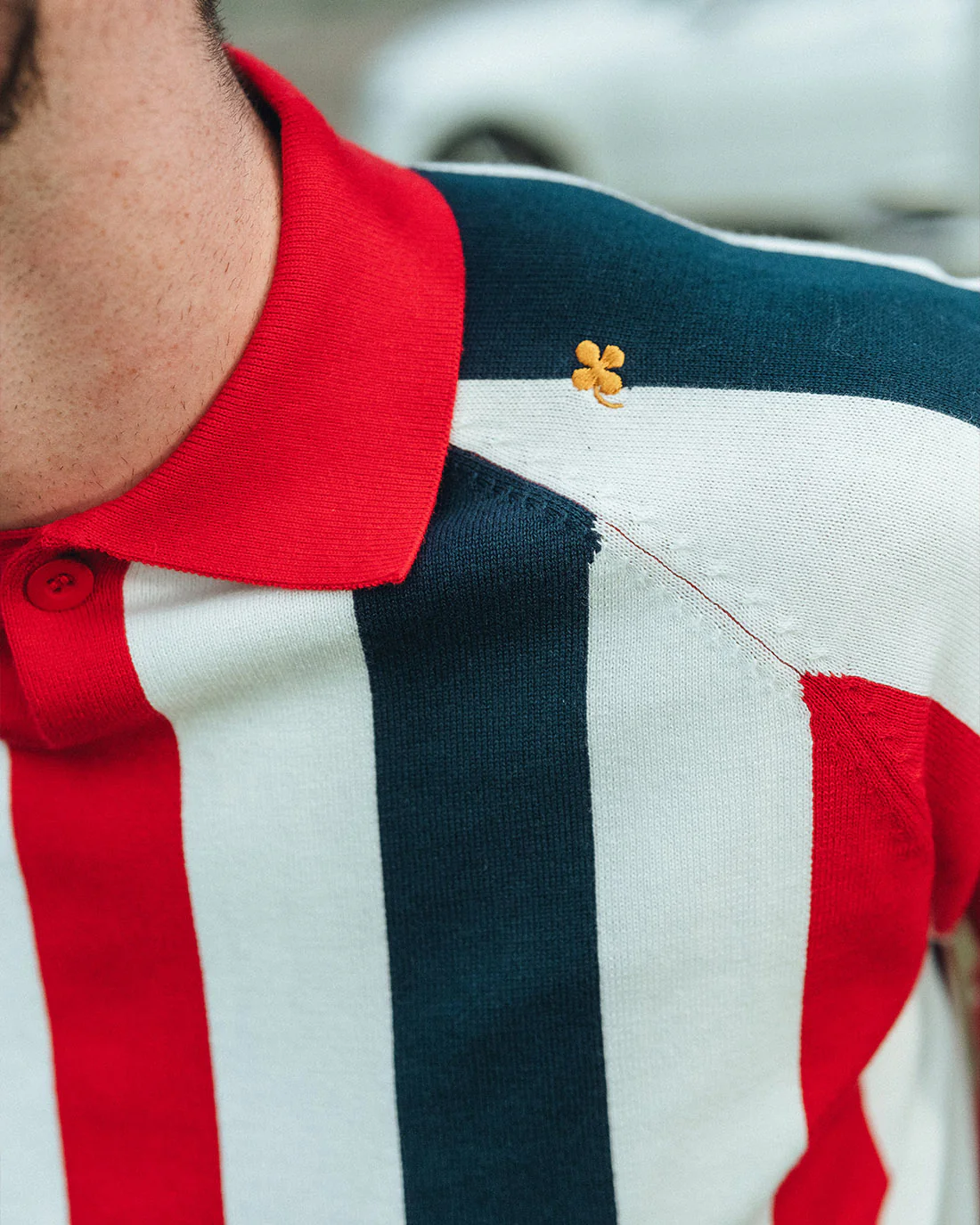 Robey Retro Knit Polo - Image 6